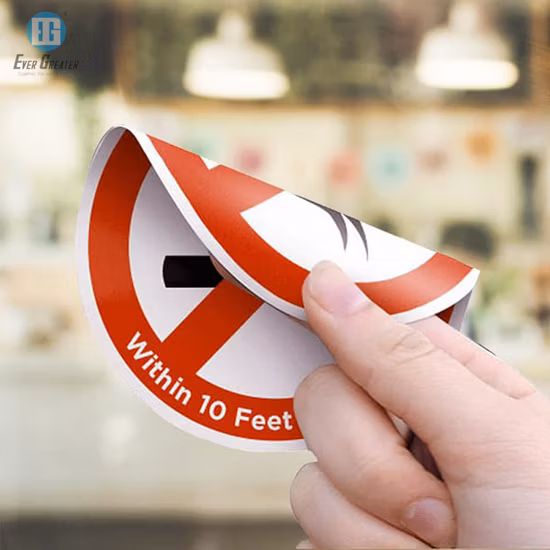 Customized Static Cling Sticker for Window Decoration
