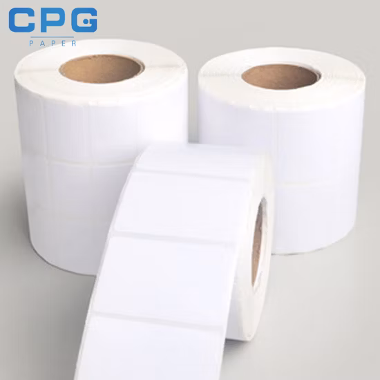 Customized Packaging Self Adhesive Printed Sticker Thermal Barcode Label Roll
