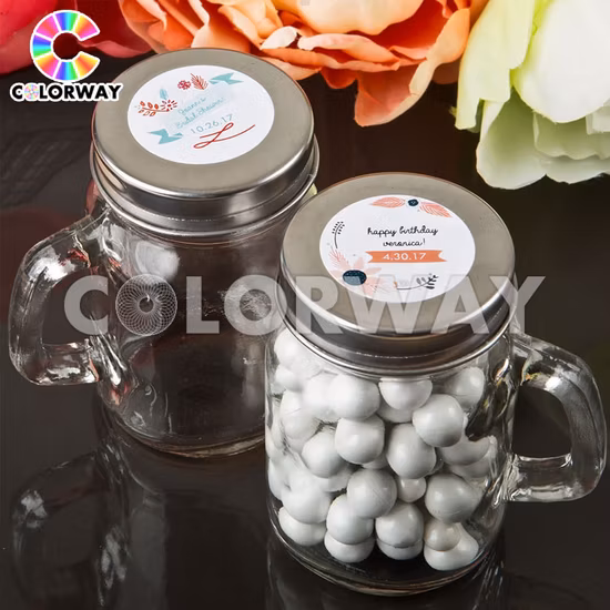 Rolo personalizado impresso em cores UV holograma à prova d'água azul ouro prata folha quente perfume medicamento cosmético frasco de medicamento embalagem etiqueta adesiva autoadesiva de PVC