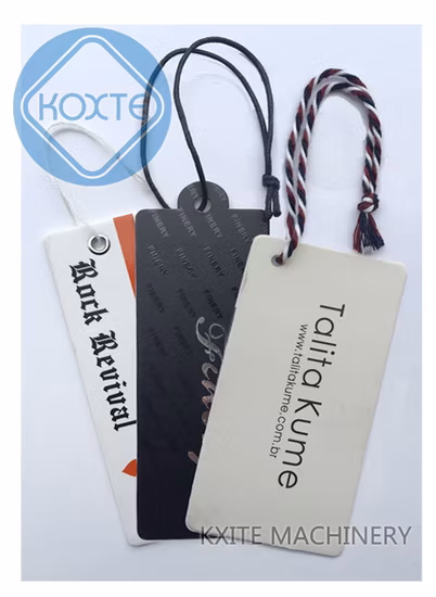 Etiqueta Hangtag para roupas, papel Kraft, certificado Hangtag, cartão colorido, etiqueta Hangtag para roupas